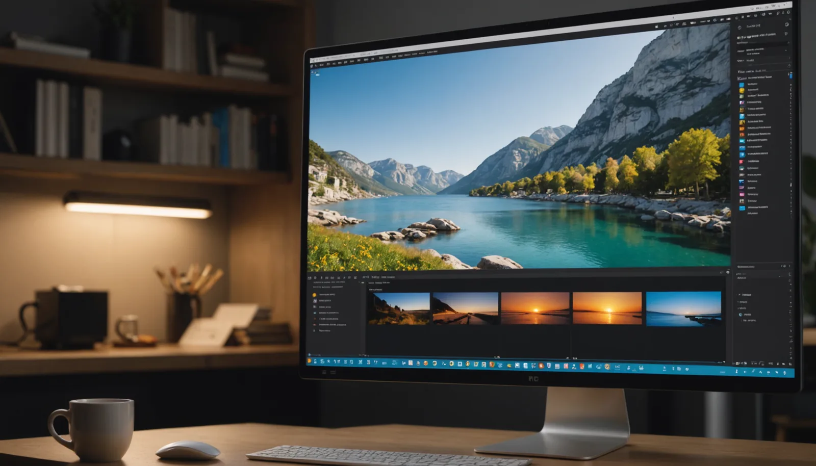 Comparison showing HEIC file unable to open versus JPG file successfully displayed on Windows
