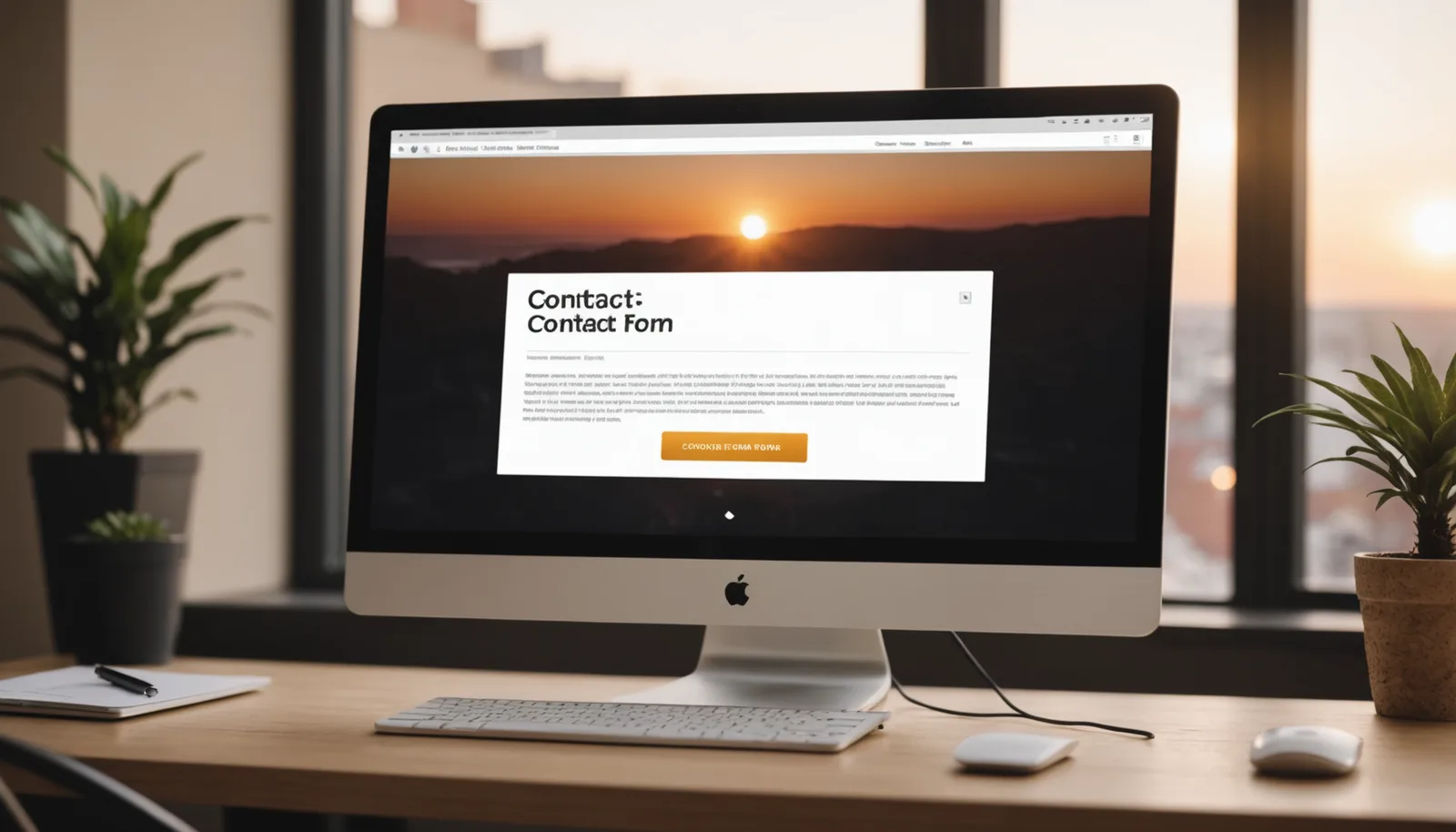 Website contact page displaying clickable wa.me link button for WhatsApp messaging