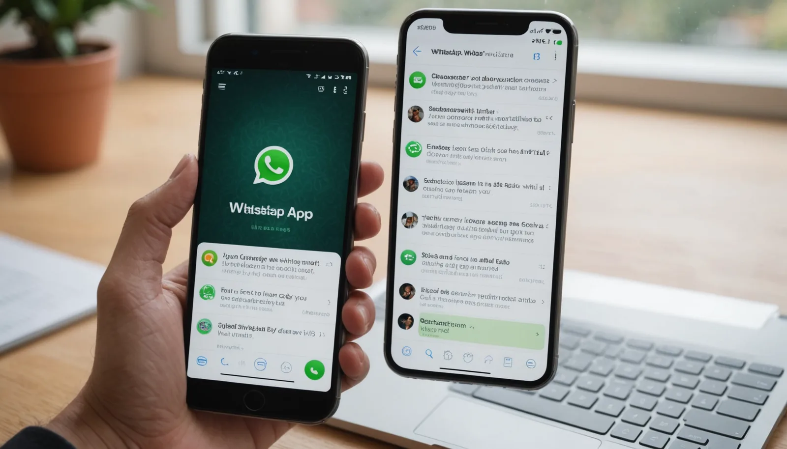 WhatsApp chat showing shortened URLs versus long URLs, demonstrating cleaner message formatting with shorter links