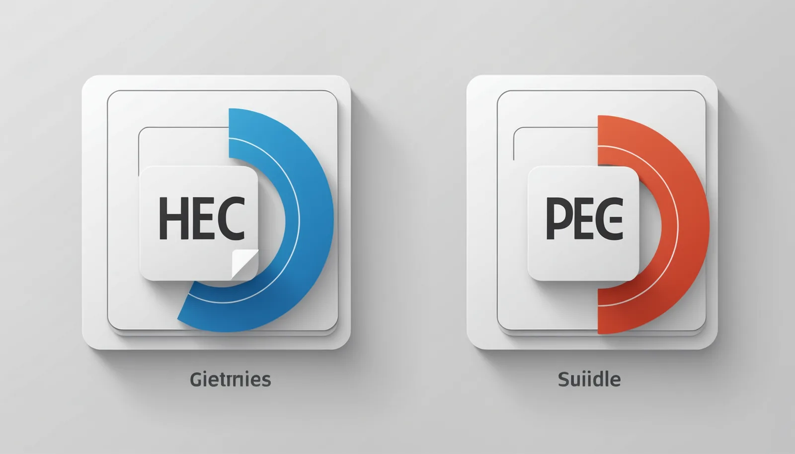 File size comparison between HEIC and JPEG formats showing HEIC using less storage space